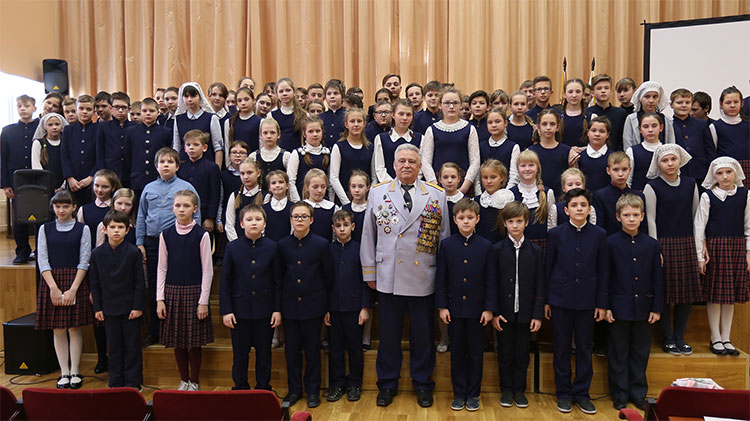 Урок мужества ко Дню защитника Отечества прошел в нижегородской Православной гимназии имени Александра Невского