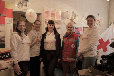 Волонтёры «Союза Маринс Групп» откликнулись на призыв о помощи Российского Красного Креста