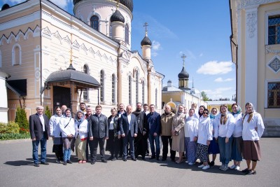 Архиерейское богослужение в день обретения мощей преподобного Давида