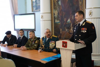 Сотрудники «Маринс Парк Отель Екатеринбург» поздравили с праздником «Союз морских пехотинцев» 