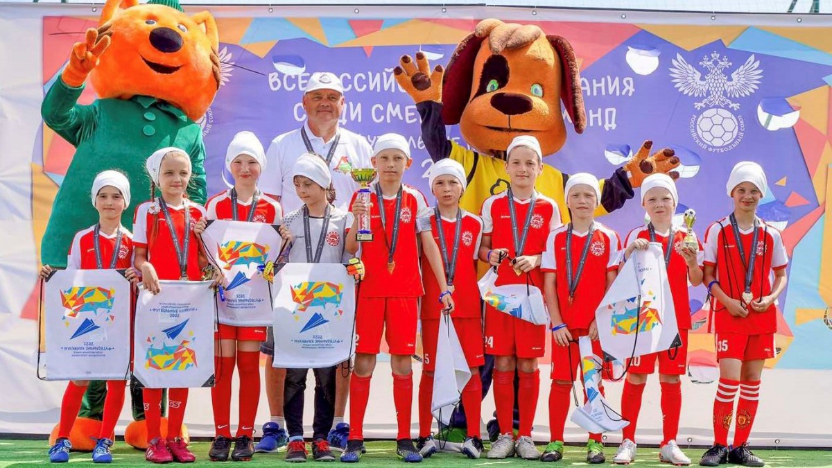 Детская футбольная команда, подшефная кинокомпании «Союз Маринс Групп», стала победителем Всероссийских соревнований «Футбольные каникулы»